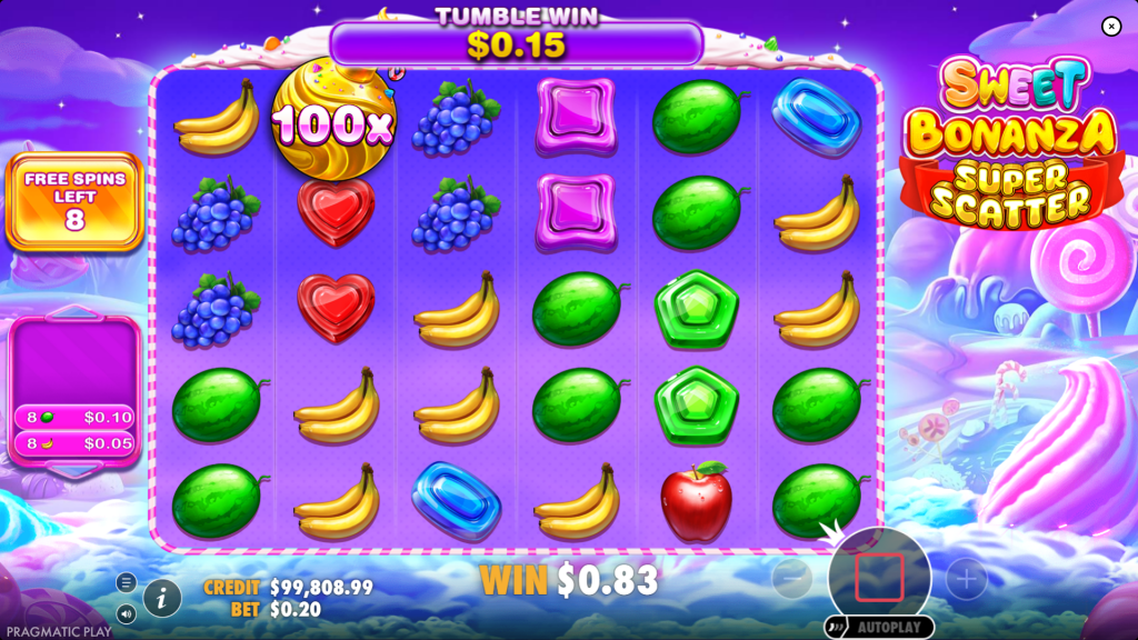 Sweet Bonanza super Scatter super bonus