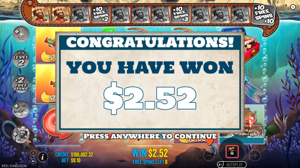 big bass splash bonus