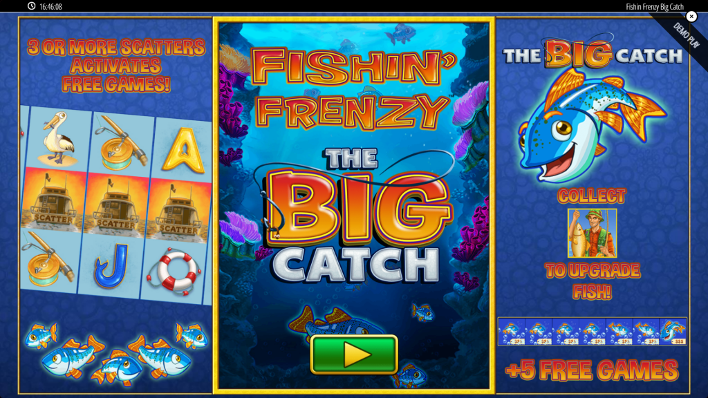 Fishin' Frenzy the big catch intro
